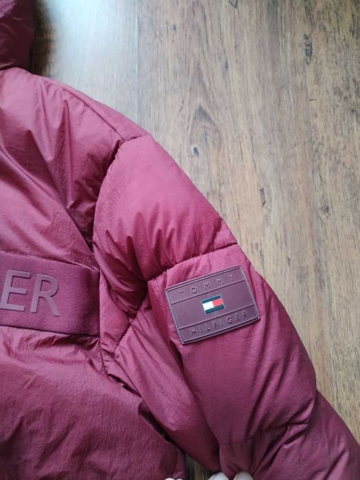 tommy hilfiger regular fit bordo - дебело мъжко яке М