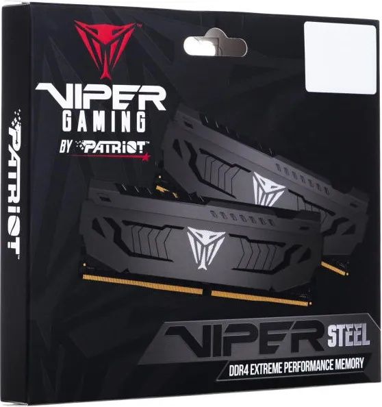 Patriot Viper Steel 64GB (2x32GB) DDR4-3600MHz CL18 Dual Channel Kit – Като нови / Без забележки