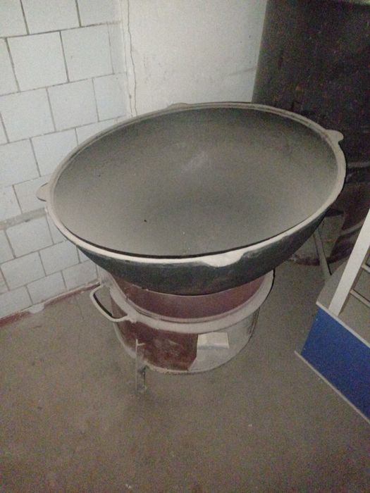 Холодильник и казан