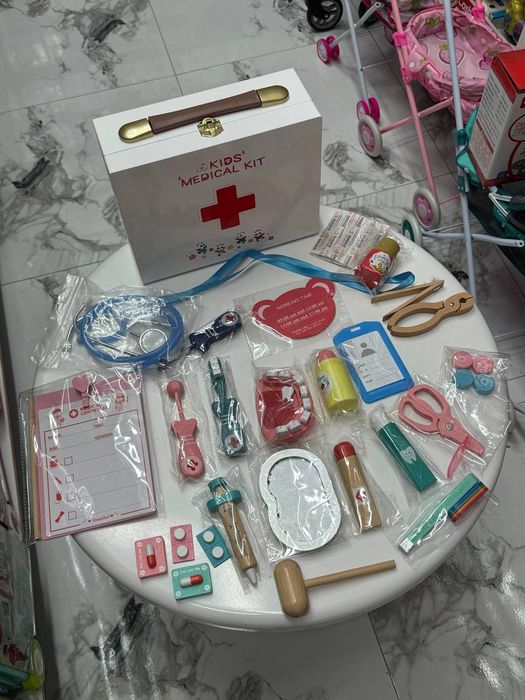 Детская игрушка доктор набор деревянный