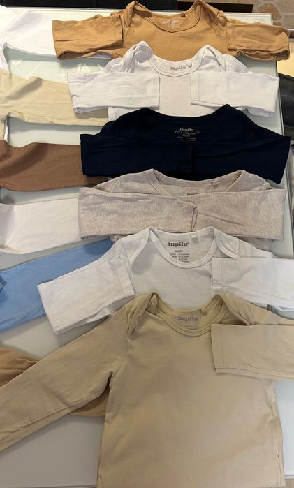 12 бр бодита с дълъг ръкав Lupilu 86-92 см