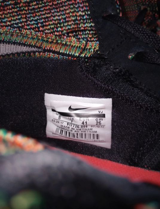 Nike hyperdunk flyknit multicolor