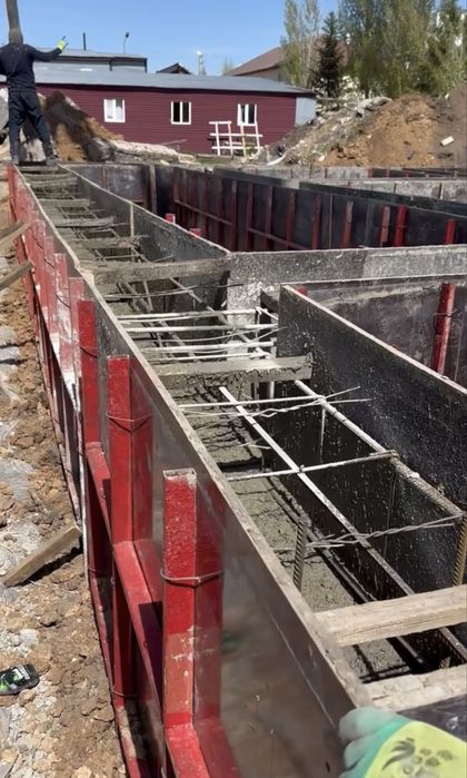 Заливаем фундамент