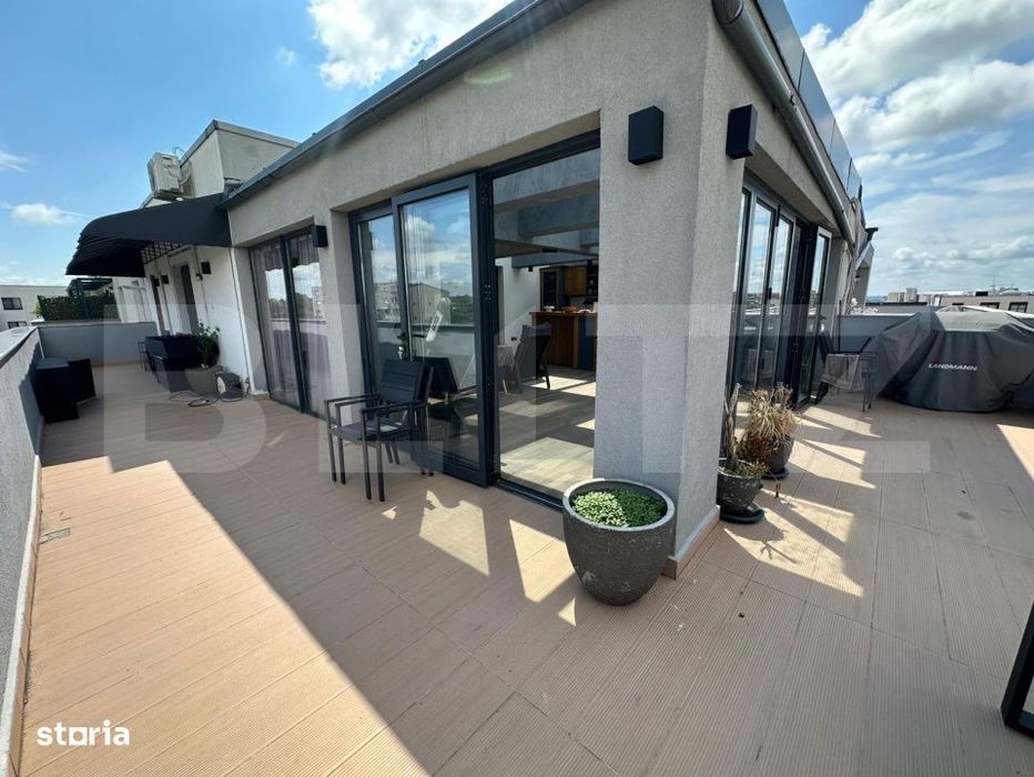 Penthouse cu terasa si jacuzzi, 75 mp, zona Valea Rosie