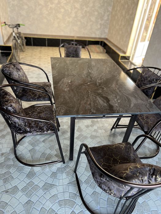 Turetskiy va tuqima stol stullar siz xoxlagan rangda va kurinishda