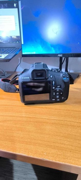 Aparat foto DSLR Canon EOS 2000D,24.1 MP, Negru + Obiectiv EF-S 18-55mm