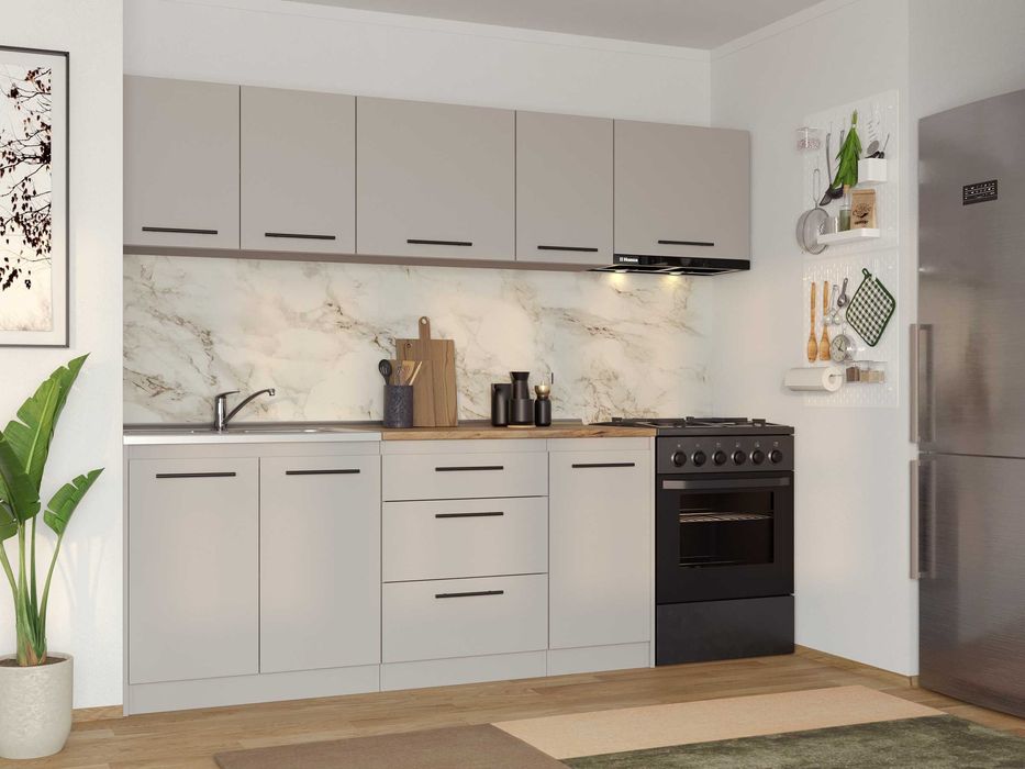 Set Mobila Bucatarie Linea 240 Casmir C07 - Transport Gratuit