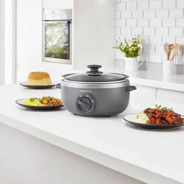 Vand aparat de gatit Morphy Richards - Slow Cooker - Stear and Stew