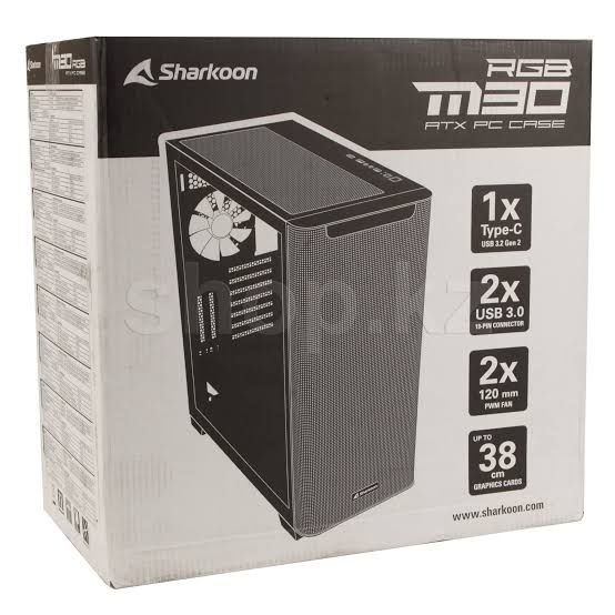 Корпус Sharkoon m30, Black