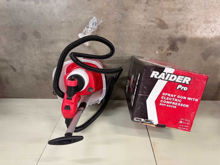 Пистолет за боя 550W  0,8L компр.  / Пистолет за боя 750W ø2.6mm 800ml компр. RDP-SGC08