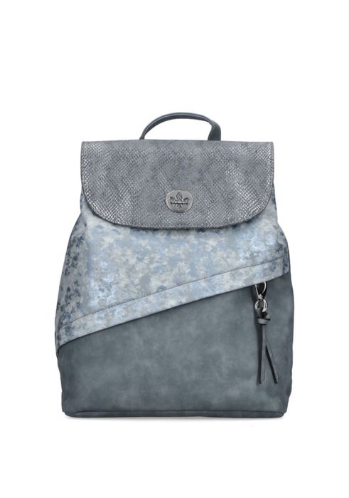 Rucsac/Geantă multifuncțională Rieker (gri/albastru cu efect metalic)