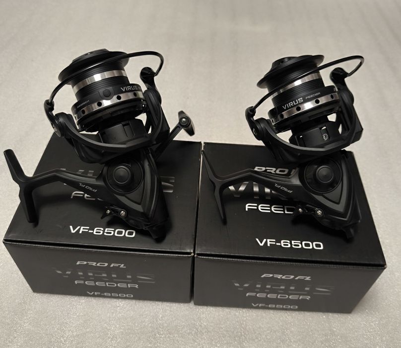 SET 2 Mulinete Feeder VIRUS PRO FL VF 6500 NEW 2024