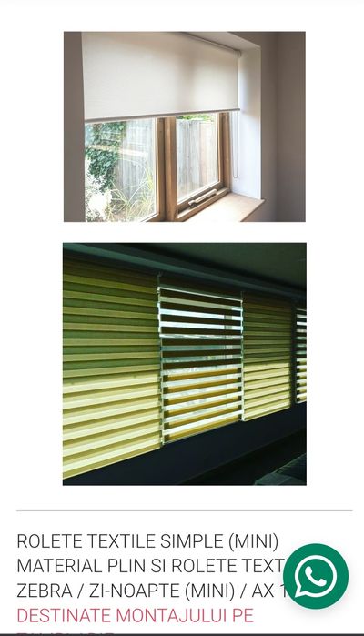 Jaluzele verticale,plise,orizontale,rolete