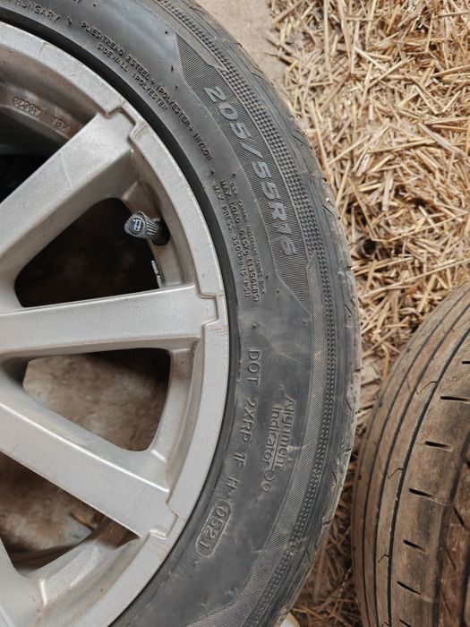 Jante aliaj  cu anvelope vara 2023 VW, Audi, Seat, SKoda(5X100)