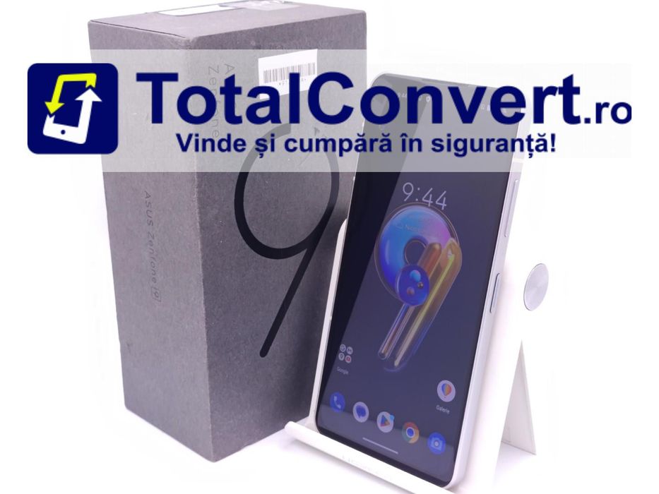 Asus Zenfone 9 128GB Moonlight White 8GB, Garantie 24 luni | #D91200