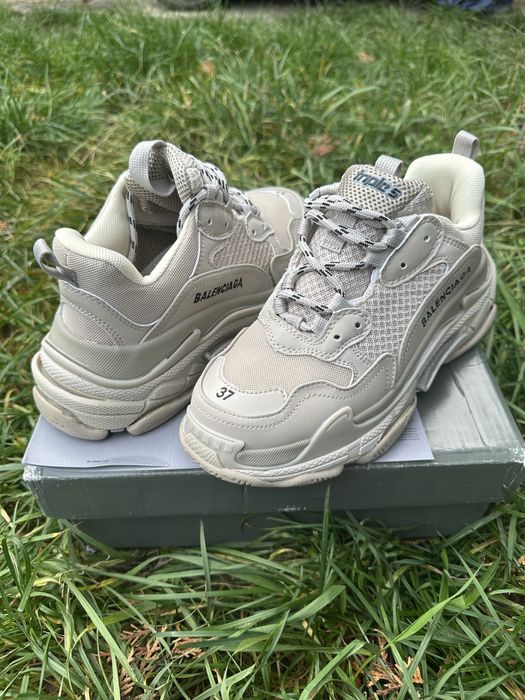 Balenciaga Triple S / Crem & Alb / Calitate Premium / 2025
