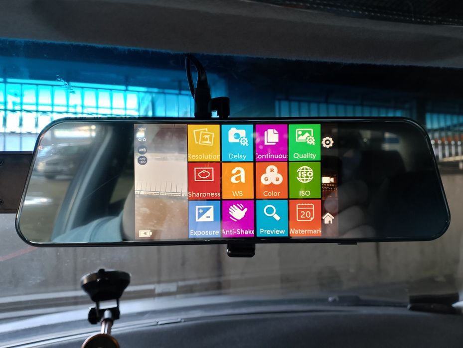 Oglinda ,touchscreen,cu camera bord ,dvr 4k ecran 6'