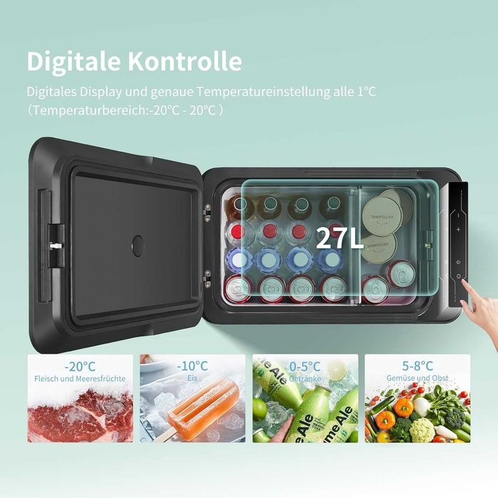 Електрическа хладилна кутия Comfee RCP27DK3(E) 27L