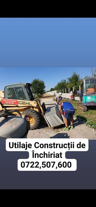 Utilaje Construcții si Terasamente de Închiriat BUCUREȘTI - ILFOV
