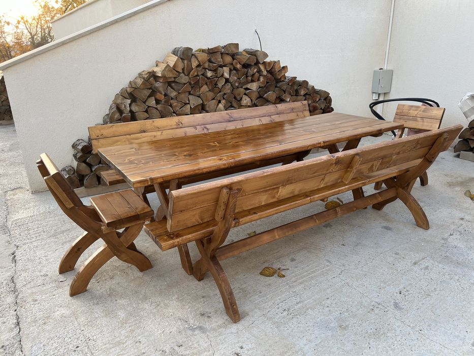 Mobilier de Terasa și Gradina Masa Bănci și Scaune