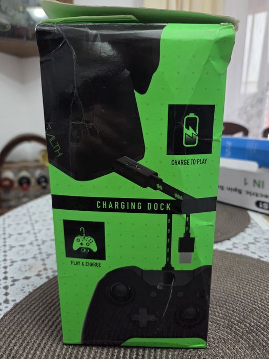 Căști Gaming+suport controller Xbox