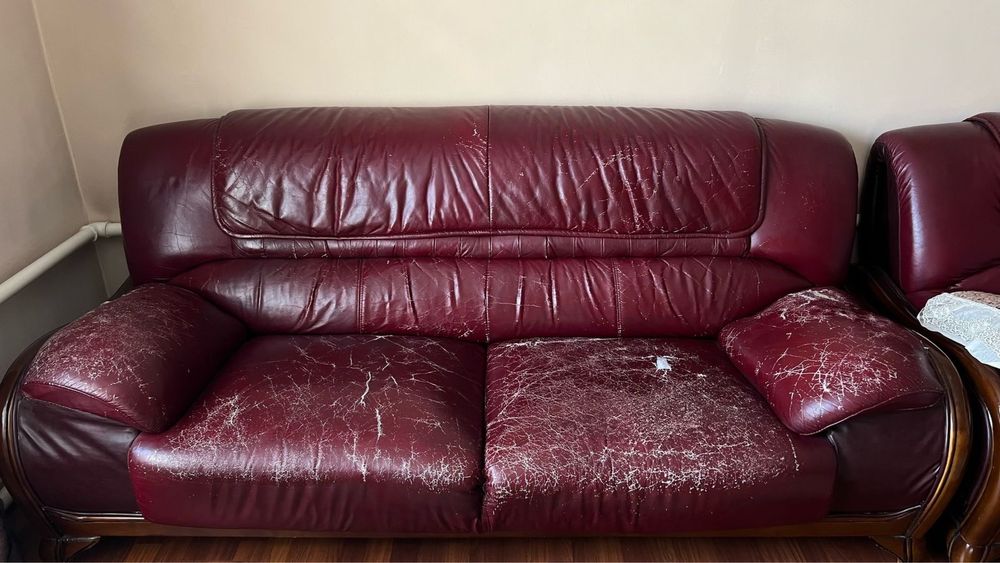 Диван с креслами для зала/гостиной б/у