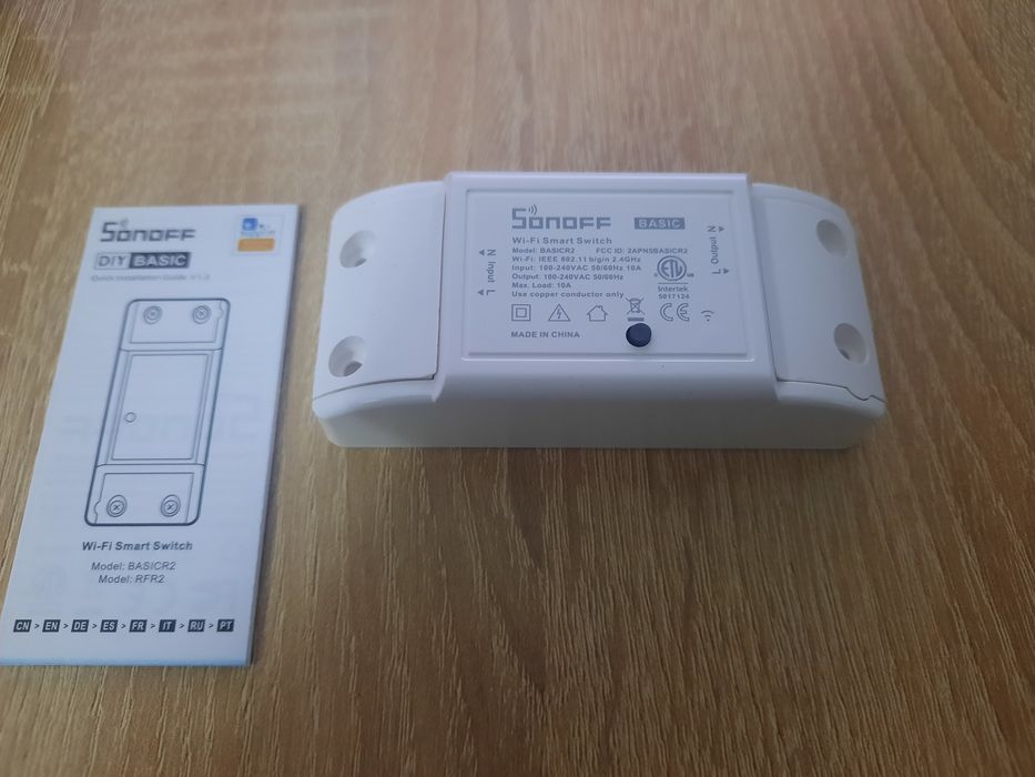 SONOFF Basic R2 10A Smart WiFi, Безжичен WiFi смарт ключ