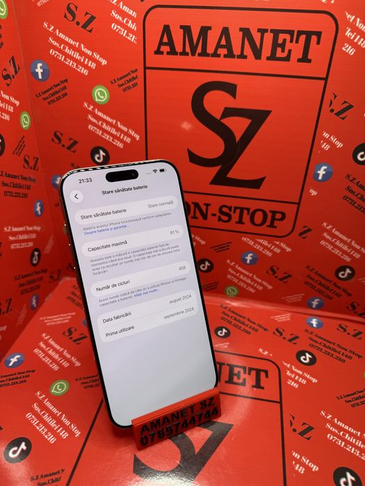 Iphone 16 Pro Max Amanet SZ Non Stop