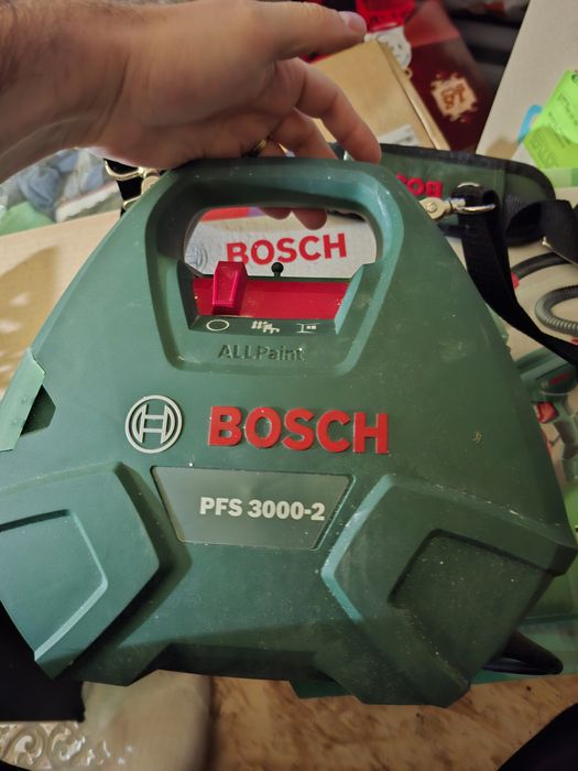 Pistol de vopsit Bosch PFS 3000-2, 650 W, 1000 ml capacitate rezervor,