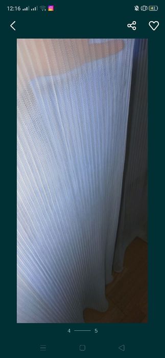 Продам тюль плисеровка