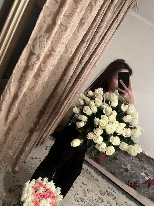 Роз 51 шт белый