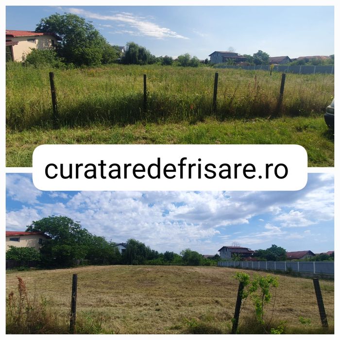 Curatare teren, Eliminare Ambrozie, Salubrizare, Tocare vegetatie,