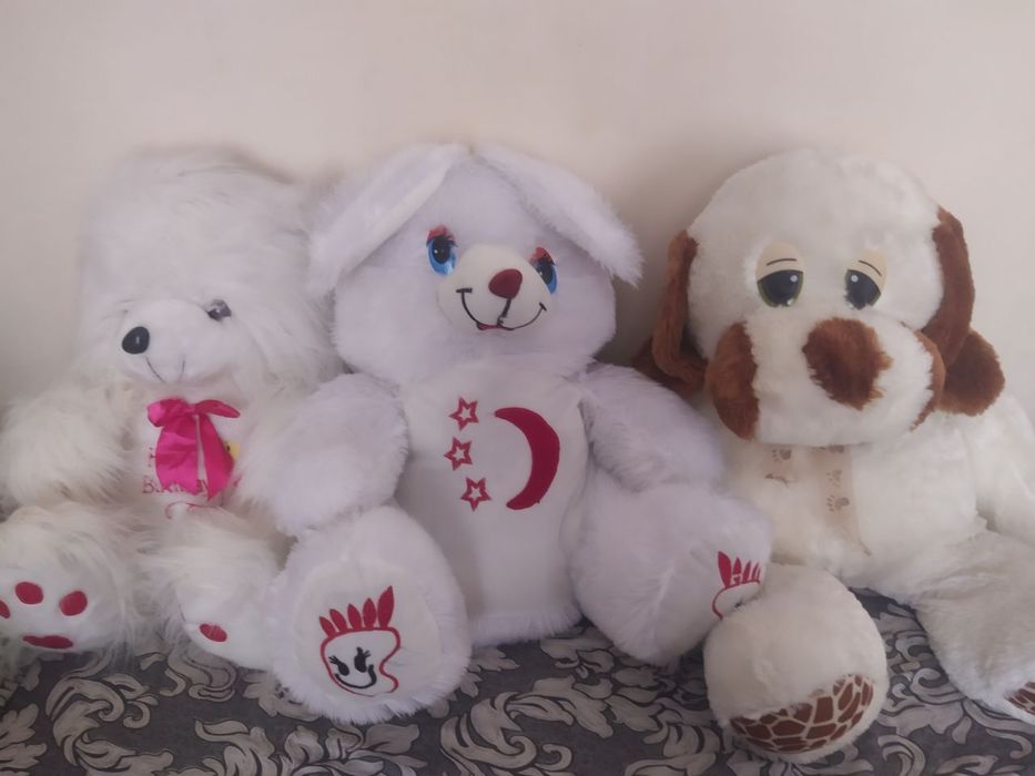 Yumshoq oʻyinchoqlar yangi xolati yaxshi