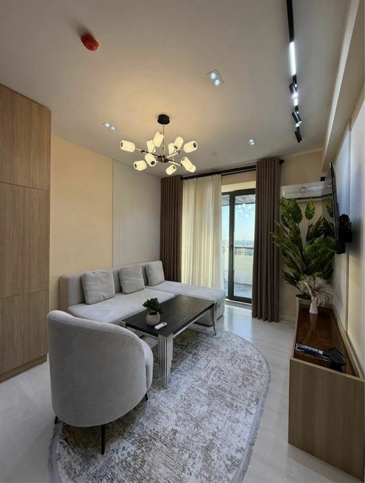 Продаётся 2-комнатная квартира в ЖК NRG U-TOWER 23 этаж Евроремонт IDA