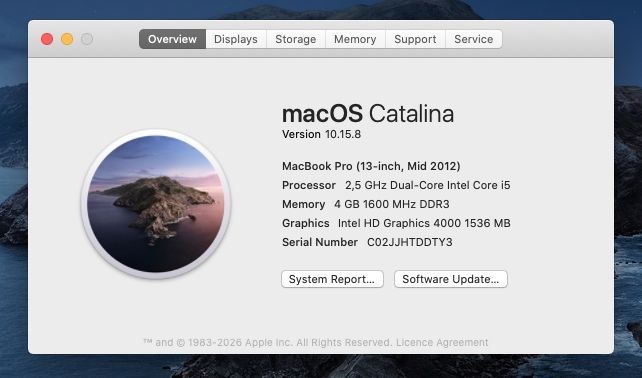 Apple Macbook Pro A1278