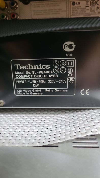Проигрыватель CD Technics SL-PG480A