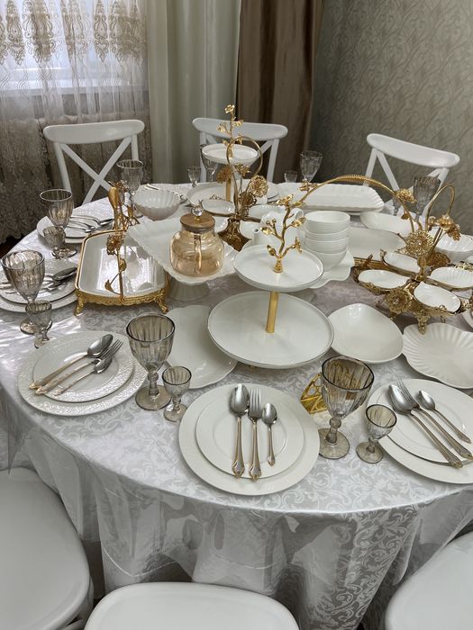 аренда стол стулья посуда ,оформление