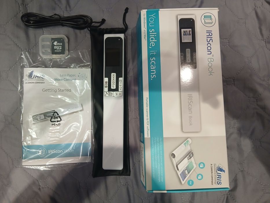 Портативен скенер Iriscan Book 5