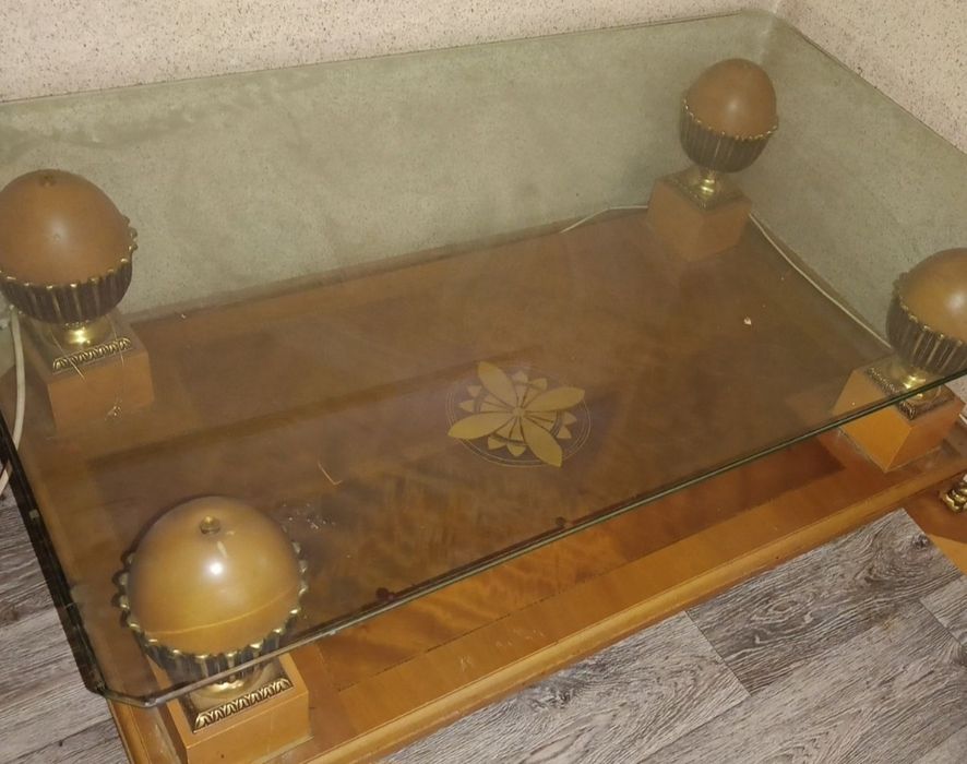 Масивна Холна Маса 14К ЗлатноПокритие