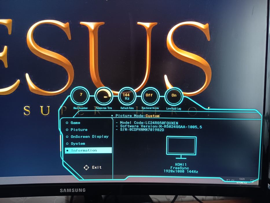 PC Gaming i7 + monitor Samsung 144hz
