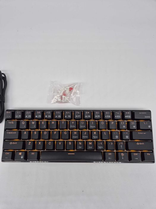 Tastatură Mecanică Wireless RK ROYAL KLUDGE RK61 Black, Red - Grad E