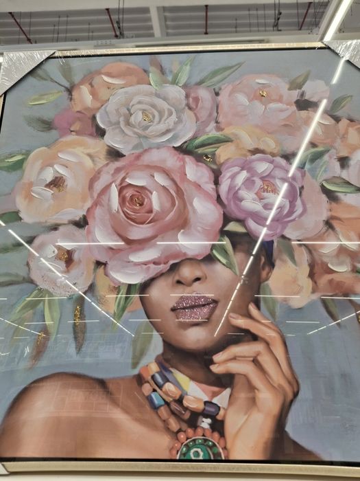 Красива картина с релефни елементи