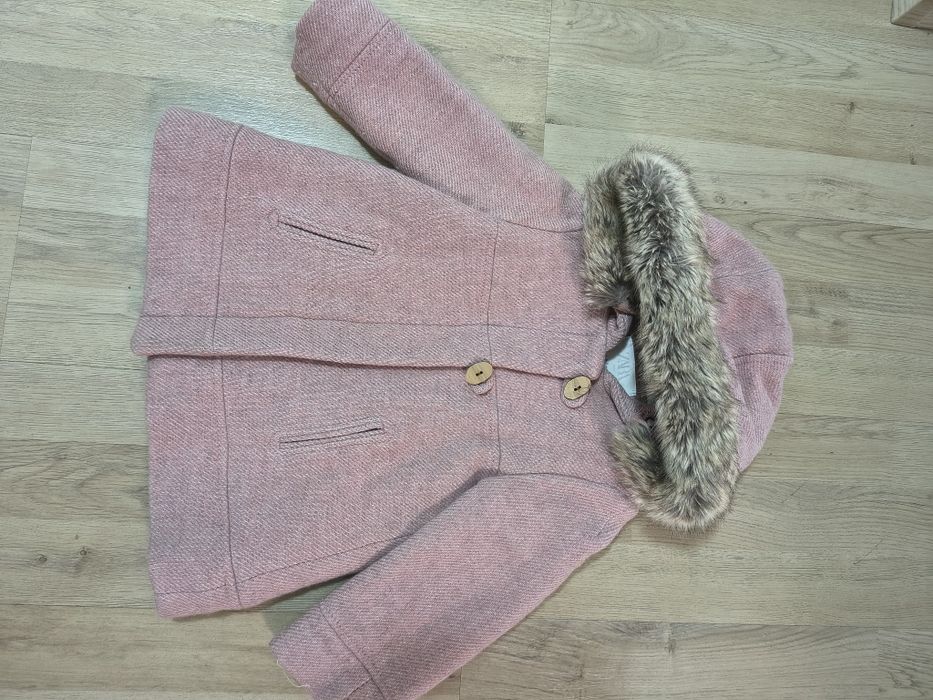 Розово палтенце Zara 98