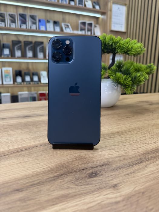 ‼️iPhone 12 Pro Max 256Gb Pacific Blue - Sanatate bat.100% - Garantie 12 luni