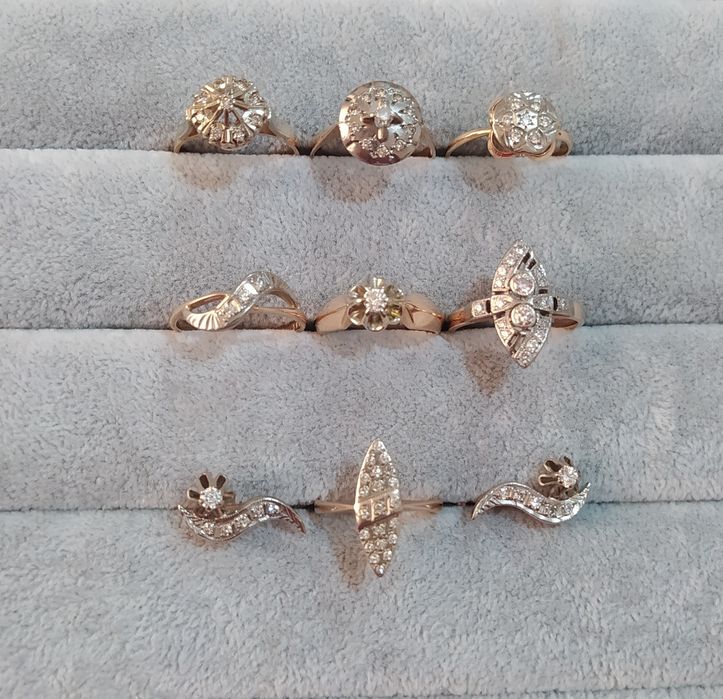 Золотые изделия с бриллиантами 583СССР