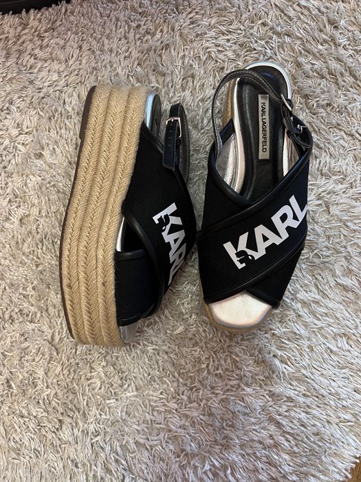 Сандали тип еспадрили karl lagerfeld