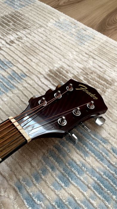 Chitară acustică Fender FA-125 Natural – Stare ca nouă (folosită 5 lecții) + Strune noi