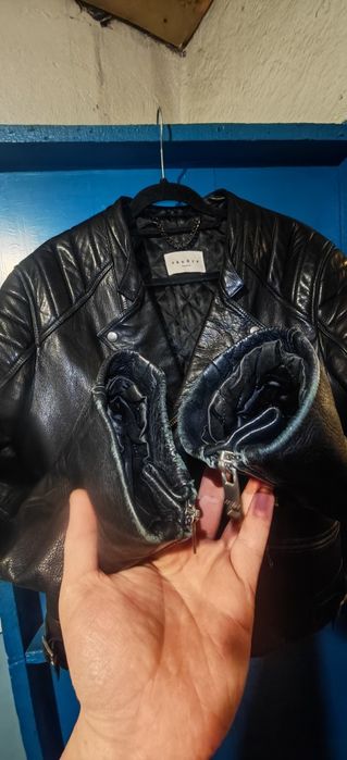 Кожаная куртка Sandro оригинал размер L