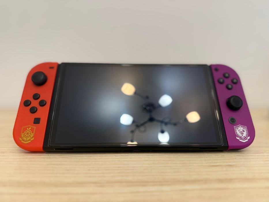 Nintendo switch oled scarlet and violet+Pro controller+Super mario Odyssey