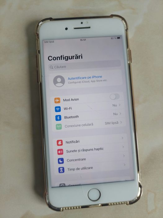 [7+] Vând Apple iPhone 7 Plus Gold de 128Gb + husă BONUS //poze reale